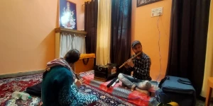 Saraswati sangeet sadhana (Music classes), Ghaziabad logo
