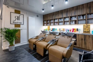 Royal Hair Salon, Railway colony, Kalka logo