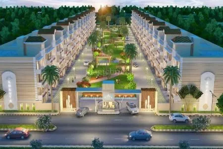 modern housing complex