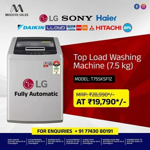 "Modern SALES: Your Destination for Top-Quality Washing Machines"