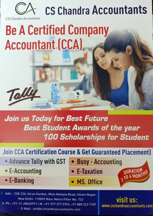 CS Chandra Accountants: 10 Years of Expertise in Accounting and Taxation Services